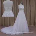 The New Thick Crystal Beaded Chiffon Wedding Dress